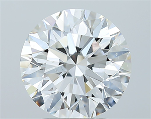 Picture of Natural Diamond 3.01 Carats, Round with Excellent Cut, F Color, SI1 Clarity and Certified by GIA