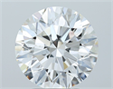 Natural Diamond 3.01 Carats, Round with Excellent Cut, F Color, SI1 Clarity and Certified by GIA