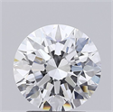 Natural Diamond 2.50 Carats, Round with Excellent Cut, D Color, VVS2 Clarity and Certified by GIA