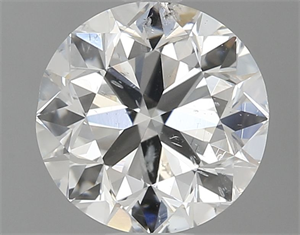 Picture of Natural Diamond 1.00 Carats, Round with Very Good Cut, D Color, SI2 Clarity and Certified by GIA