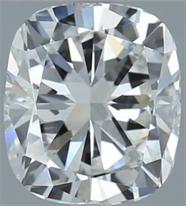 Foto Diamante Natural 2.50 quilates, Del cojín , Color G, claridad IF y certificado GIA de