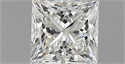 Natural Diamond 1.02 Carats, Princess with  Cut, J Color, VS1 Clarity and Certified by GIA