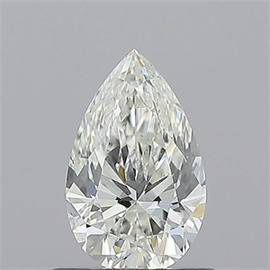 Picture of Natural Diamond 0.70 Carats, Pear with  Cut, H Color, SI1 Clarity and Certified by GIA