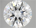 Lab Grown Diamond 7.70 Carats, Round with Ideal Cut, E Color, VVS2 Clarity and Certified by IGI