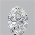 Natural Diamond 1.20 Carats, Oval with  Cut, E Color, VS2 Clarity and Certified by GIA