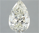 Diamante Natural 0.40 quilates, De pera , Color H, claridad SI1 y certificado IGI