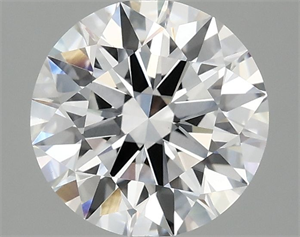 Picture of Lab Grown Diamond 2.09 Carats, Round with Ideal Cut, D Color, VVS2 Clarity and Certified by IGI