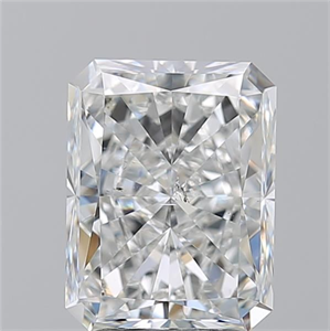 Picture of Natural Diamond 3.03 Carats, Radiant with  Cut, G Color, SI2 Clarity and Certified by GIA