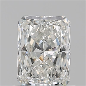 Picture of Natural Diamond 0.72 Carats, Radiant with  Cut, H Color, VS2 Clarity and Certified by GIA