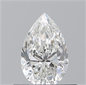 Natural Diamond 0.51 Carats, Pear with  Cut, G Color, VS1 Clarity and Certified by GIA