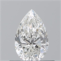 Natural Diamond 0.51 Carats, Pear with  Cut, G Color, VS1 Clarity and Certified by GIA
