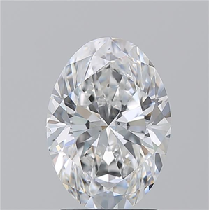 Picture of Natural Diamond 2.20 Carats, Oval with  Cut, E Color, SI1 Clarity and Certified by GIA