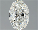 Natural Diamond 1.20 Carats, Oval with  Cut, G Color, IF Clarity and Certified by GIA