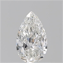 Natural Diamond 0.70 Carats, Pear with  Cut, G Color, VVS1 Clarity and Certified by GIA