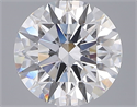 Lab Grown Diamond 3.05 Carats, Round with Ideal Cut, E Color, VVS2 Clarity and Certified by IGI