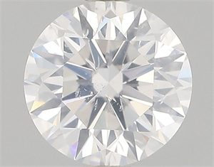 Picture of Natural Diamond 0.61 Carats, Round with Excellent Cut, F Color, SI2 Clarity and Certified by GIA