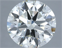 Natural Diamond 5.52 Carats, Round with Excellent Cut, J Color, VS2 Clarity and Certified by IGI