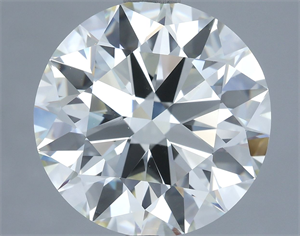 Picture of Natural Diamond 5.52 Carats, Round with Excellent Cut, J Color, VS2 Clarity and Certified by IGI