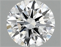 Lab Grown Diamond 1.25 Carats, Round with Ideal Cut, D Color, VS1 Clarity and Certified by IGI