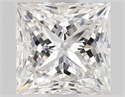 Natural Diamond 0.91 Carats, Princess with  Cut, F Color, VS2 Clarity and Certified by GIA