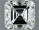Natural Diamond 1.31 Carats, Asscher with  Cut, I Color, VVS2 Clarity and Certified by IGI