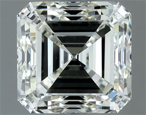 Picture of Natural Diamond 1.31 Carats, Asscher with  Cut, I Color, VVS2 Clarity and Certified by IGI