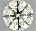 Diamante Natural 0.57 quilates, Redondo , Color N, claridad SI1 y certificado IGI