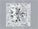 Diamante Natural 0.50 quilates, Princesa , Color E, claridad VS2 y certificado GIA