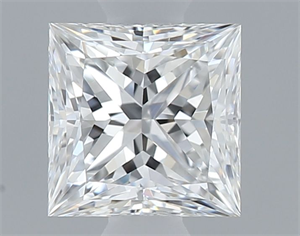 Foto Diamante Natural 0.50 quilates, Princesa , Color E, claridad VS2 y certificado GIA de