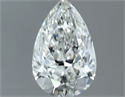 Natural Diamond 0.91 Carats, Pear with  Cut, H Color, SI1 Clarity and Certified by GIA