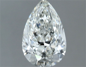 Picture of Natural Diamond 0.91 Carats, Pear with  Cut, H Color, SI1 Clarity and Certified by GIA