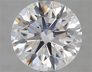 Picture of Lab Grown Diamond 3.72 Carats, Round with Ideal Cut, D Color, IF Clarity and Certified by IGI