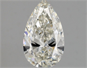 Natural Diamond 0.89 Carats, Pear with  Cut, I Color, SI1 Clarity and Certified by GIA