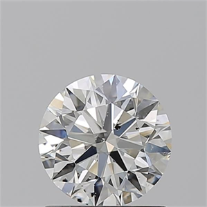 Picture of Natural Diamond 1.01 Carats, Round with Excellent Cut, I Color, SI2 Clarity and Certified by GIA