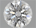 Natural Diamond 0.75 Carats, Round with Excellent Cut, E Color, VVS2 Clarity and Certified by GIA