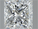 Diamante Natural 0.80 quilates, Princesa , Color G, claridad VS2 y certificado GIA
