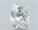 Natural Diamond 1.01 Carats, Oval with  Cut, F Color, VS1 Clarity and Certified by GIA