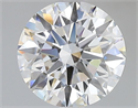 Del inventario de diamantes de laboratorio, 2.07 quilates, Redondo , Color F, claridad VVS2 y certificado IGI
