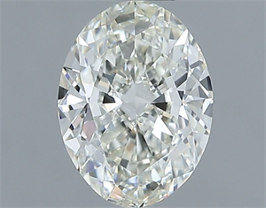Picture of Natural Diamond 1.00 Carats, Oval with  Cut, I Color, VVS1 Clarity and Certified by IGI