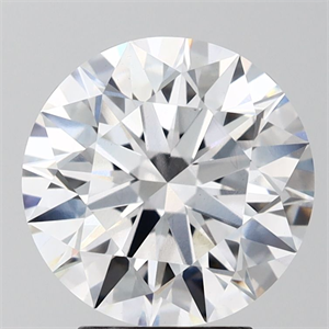 Picture of Lab Grown Diamond 3.55 Carats, Round with Ideal Cut, D Color, VS1 Clarity and Certified by IGI