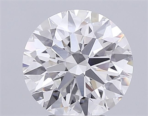Picture of Lab Grown Diamond 5.04 Carats, Round with Ideal Cut, F Color, VVS2 Clarity and Certified by IGI
