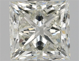 Picture of Natural Diamond 1.01 Carats, Princess with  Cut, K Color, IF Clarity and Certified by GIA