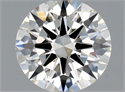 Diamante Natural 0.50 quilates, Redondo , Color I, claridad VS1 y certificado GIA