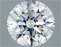 Natural Diamond 2.50 Carats, Round with Excellent Cut, I Color, SI2 Clarity and Certified by GIA