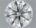 Natural Diamond 2.01 Carats, Round with Very Good Cut, H Color, VVS1 Clarity and Certified by GIA