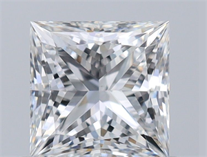 Foto Diamante Natural 0.73 quilates, Princesa , Color E, claridad VS1 y certificado GIA de