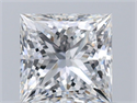 Natural Diamond 0.73 Carats, Princess with  Cut, E Color, VS1 Clarity and Certified by GIA