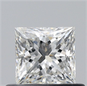 Diamante Natural 0.52 quilates, Princesa , Color H, claridad VVS1 y certificado GIA