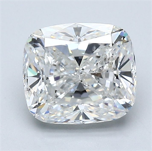 Foto Diamante Natural 2.01 quilates, Del cojín , Color F, claridad SI2 y certificado GIA de