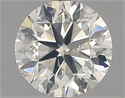 Natural Diamond 1.02 Carats, Round with Very Good Cut, F Color, I1 Clarity and Certified by GIA